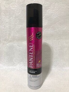 Pantene Pro-V Curl Defining Mousse Maximum Hold 6.6 oz Original Formula